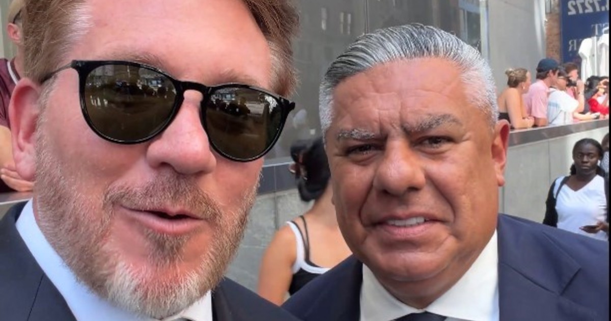 Dos presidentes sueltos en Nueva York: Domínguez bancó a Tapia y pidió por otra vuelta olímpica de Argentina - Radio Vida Maciá