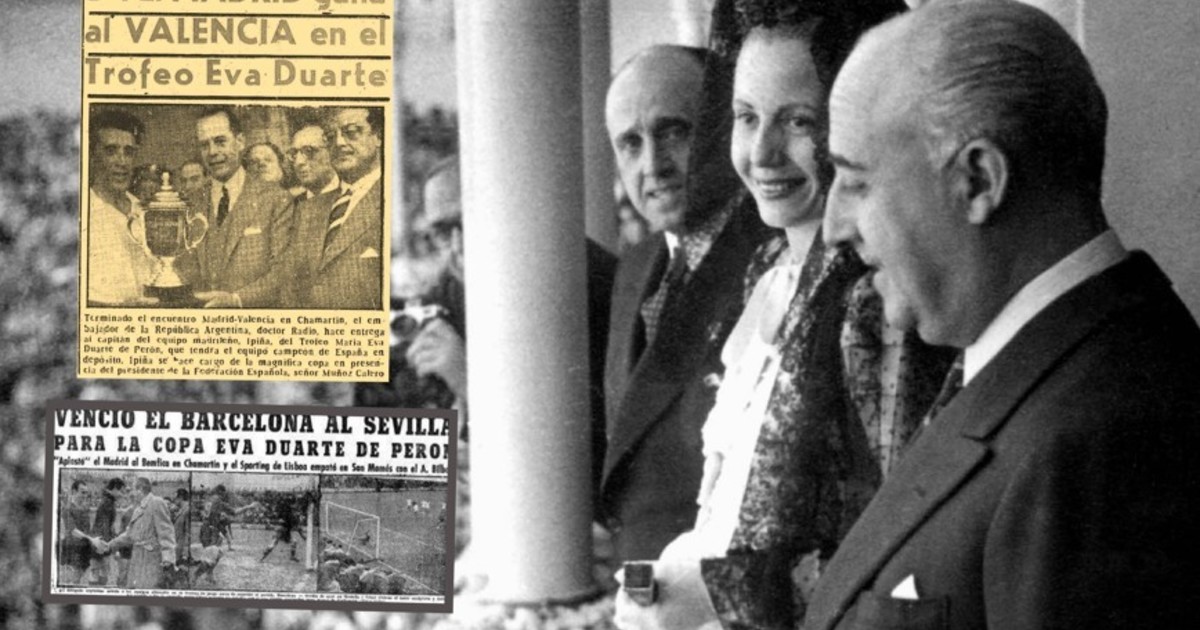 Cuando España y su fútbol querían a la Argentina: de la visita glamorosa de San Lorenzo a la Copa Eva Duarte que levantaron Real Madrid y Barcelona - Radio Vida Maciá