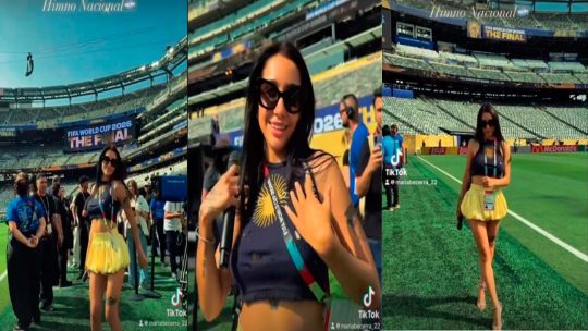 La emoción de María Becerra, que cantará el Himno argentino en la final: ya se filtró el video del ensayo - Radio Vida Maciá